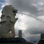 Merlion, das Wahrzeichen Singapurs