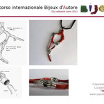 3° premio BIJOUX D'AUTORE sezione Progttazione: Luciano Capossela con "METAMORFOSI"