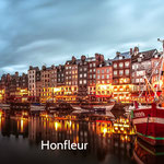 Honfleur, son port et ses nombreux restaurants à 1h