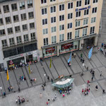 Blick vom Rathaus auf den Marienplastz