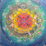 Tempel des Herzens | 60 x 80 cm | Acryl auf Leinwand | 2021