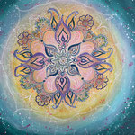 Mandala II | 60 x 80 cm | Acryl auf Leinwand | 2021