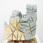 Untitled(piano), 2010 h38.5×w29×d34cm, 2010 camphor wood,plywood,acrylic,watercolors,water-based paint,oil paint