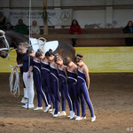 A-Gruppe Bad Ems 4 mit Longenführerin Jessica Schumacher und Pferd Maximus