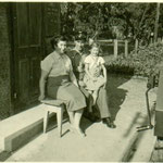 Ewald Nüesch mit Frau und Tochter