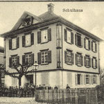Evang. Schulhaus Wiesen (Hauptstr. neben Arzthaus); Gemeindelokal im Parterre