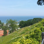 Blick vom Höhenspazierweg auf Nordstrand, Juni