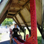 Danny übt sich als alter Seefahrer