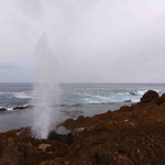 Der Weg nach Exmouth ist lang und führt an den Blow Holes vorbei