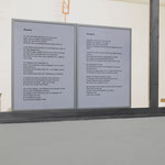 Marcel Zisch  (testimonianza della tappa precedente), "Übergang, Transizione", 2019,  poesia (traduzione italiana di Mauro Sperandio), ph. Luca Scarabelli