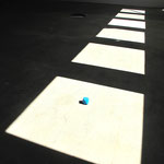 Umberto Cavenago, "Tetracaidecaedro irregolare da lancio calibro 50", 2019, stampa 3D in “acido polilattico” (PLA), 5×5×5 cm, ph. Luca Scarabelli