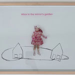 Secondo piano: Armida Gandini, "Alice in the mirror’s garden", 2001, box in legno con stampa digitale su carta e vetro, ph. LATO