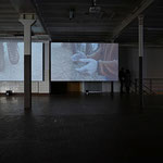 Piano terra: Gianluca Codeghini, "Cose e affetti senza prove", 2018, video multischermo, ph. Simona Barbera