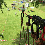 Flying Fox zu unserem Mobilen Kinder Hochseilgarten