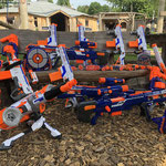 Nerf Kindergeburtstag bei www.kanu-neckar.de