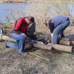 Flossbau auf Survival Art