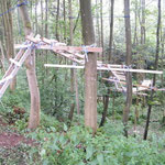 Leiterbrückenbau Teamtraining www.kanu-neckar.de
