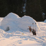 Iglubau Workshop mit sports-outdoorguide.de