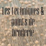 Les techniques et points de broderie, toile à broder, lin, Normandie, au fil de l YERES,