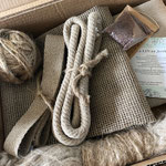 Lin de Normandie, box, sangle et ruban en lin, création artisanale, 100% français