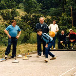 1987 Turnier auf der neuen Stockbahn