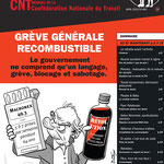 Couverture du Combat Syndicaliste - Mensuel de la CNT