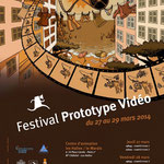 Affiche pour le Festival Prototype Vidéo 2014