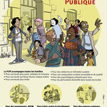 Affiche pour la FCPE - Fédération des Collectifs de Parents d'Élèves
