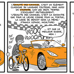 Extrait de la planche d'intro de l'expo Parcours d'obstacles - Ligue de l'Enseignement
