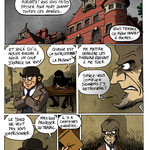 Planche de recherche préparatoire pour Sherlock Holmes & Moriarty, associés (scénario : Ced) - éd. Makaka