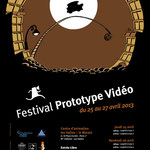 Affiche pour le Festival Prototype Vidéo 2013