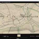 Possesse cadastre tableau assemblage 1829 - Lieu-dit Ferme de Monthiers - Archives départementales de la Marne