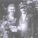 1949 Alfred Platte und Frl. Agnes Humberg, Helden