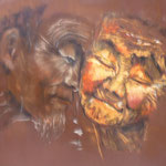 65 - Tout une vie d'amour et de tendresse - pastels 2015 - VENDU