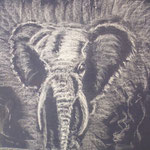 7 bis - Elephant - pastels 2012