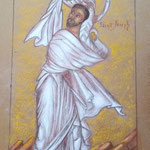 177 - Saint Joseph et le Christ enfant - pas encadré -septembre 2023 - dimensions 30x55