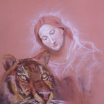 38 - Sagesse force beauté - pastels 2014 - encadré