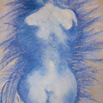 32 - Dos de femme - pastels 2013 - encadré