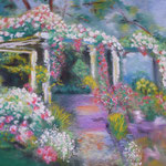 99 - C'est le printemps - pastels 2017 - non encadré - dimensions 50x65
