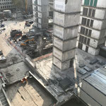 Neubau Junghofplaza, Junghofstraße Frankfurt am Main, Baulärmprognose nach AVV-Baulärm, Lärmmonitoring