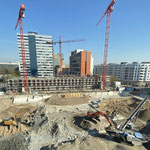 Lärmmessungen und Erschütterungsüberwachung in Niederrad, Frankfurt am Main 