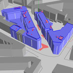 Abbruchlärm-, Baulärmprognose (Hochbau und Tiefbau), TA-Lärm Untersuchung für das Mega-Projekt Main Yard in der Stadtmitte, Frankfurt am Main