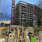 Dauerlärmüberwachung Baulärm auf der Baustelle Sommerhoffpark in Frankfurt am Main
