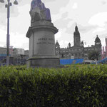 Denkmal für den schottischen Ingenieur James Watt, Erfinder der Dampfmaschine, Glasgow, Schottland