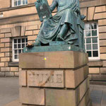 Denkmal für David Hume, dem schottischen Philosophen der Aufklärung in Edinburgh