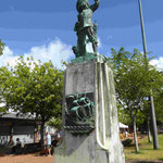 Denkmal für den Normannen Belain d´Esnambuc, der im Auftrag Frankreichs die Insel Martinique eroberte