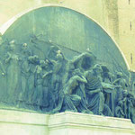 Das Verdi-Denkmal in Parma, Italien