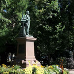 Colmar: Denkmal für Frédéric-Auguste Bartholdi, den Schöpfer der amerikanischen Freiheitsstatue, in seiner Heimatstadt