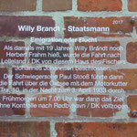 In diesem Haus in Travemünde wohnte der Fischer, der Willy Brandt ins Exil nach Dänemark brachte.
