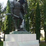 Denkmal für den ersten Präsidenten Albaniens Ismail Qemali 1912 in Vlora
